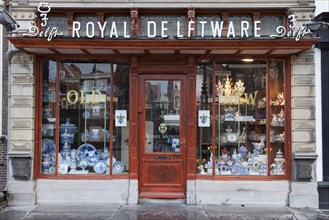 Shop selling Delft porcelain