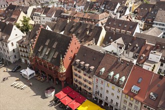 View from the Munsterturm tower onto the Cathedral Square