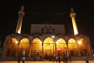 Selimye Mosque at night