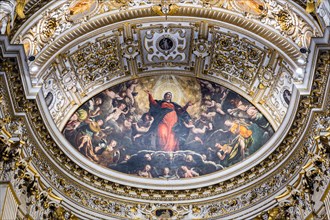 Painting in the apse