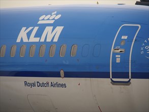 Airplane of the KLM company