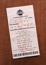 Euro Millions lottery ticket