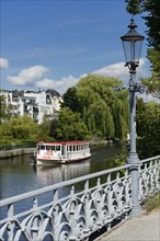 Excursion boat on the Alster river