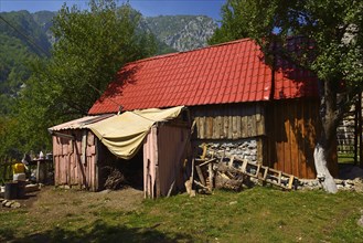 Old farmhouse in Theth or Thethi