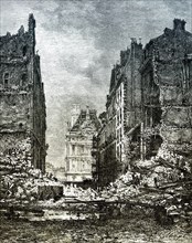 Houses destroyed by the Paris Commune or La Commune de Paris