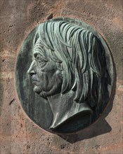 Profile relief of Joseph Gorres