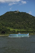 Passenger ship 'Moby Dick' travelling on the Rhine