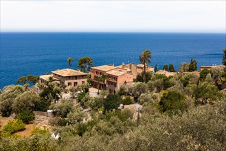 Mansions on the coast near Deià
