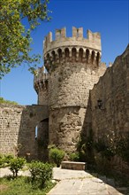 Fortifications of the 14th century medieval palace of the Grand Master of the Knights of St John