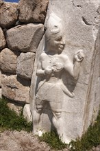 Hittite relief sculpture on the Kings gate to the Hittite capital