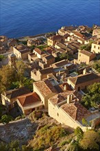 Aerial view of Monemvasia