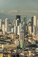 View over the skyline of Panama City from El Ancon