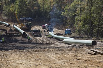 Construction of the southern portion of the Keystone XL pipeline