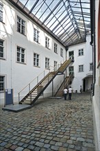 Covered inner courtyard