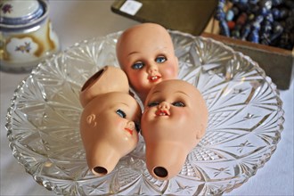Doll heads at the Auer Dult annual market