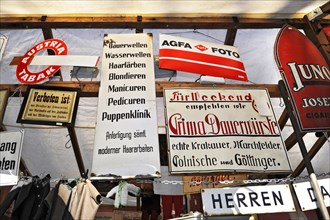 Old signs at the Auer Dult annual market