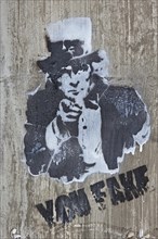Stencil of Uncle Sam
