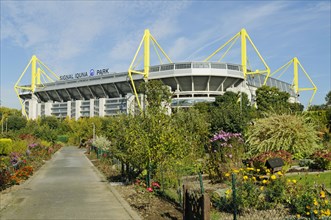 Allotment gardens in front of Signal Iduna Park