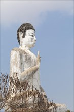 Giant Buddha statue at Wat Ek Phnom temple