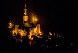 Aerial view of Moyland moated castle