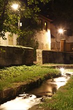 Watercourse at the edge of the historic town centre