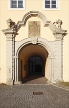 Gate at Schloss ob Ellwangen castle