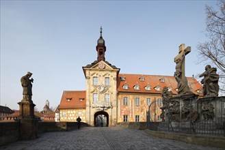 Old town hall on the Regnitz river