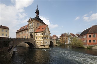 Old Town Hall on the Regnitz river