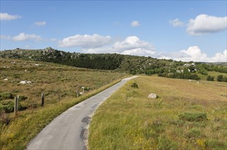 Road in the Causses and the Cevennes