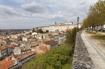 Historic town centre as seen from the fortifications