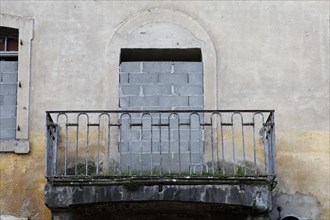 Bricked-up window