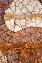 Detail view of mosaics