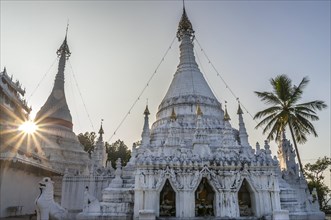 Backlit Pagoda or Chedi