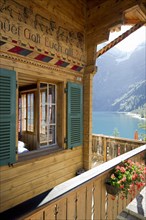 Log chalet at Oeschinensee