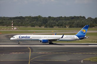 Condor D-ABOI Boeing 757-300 aircraft on the manoeuvring area