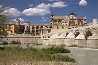 The Roman bridge and the Mosqueâ€“Cathedral of Cordoba
