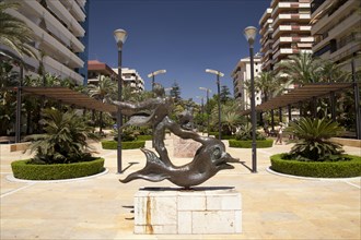 Dali sculpture in the Avenida del Mar