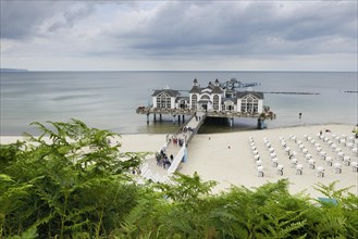Pier at the Baltic Sea resort of Sellin