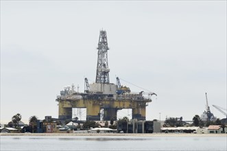 Oil rig in Angola