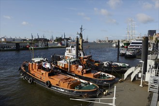 Tugboats in the port