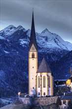 Church in Heiligenblut on Grossglockner Mountain