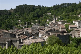 Townscape of Largentiere