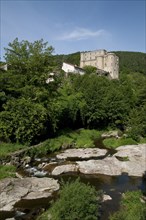 View of river and chateau