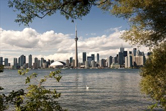 Skyline of Toronto seen from Centre Island