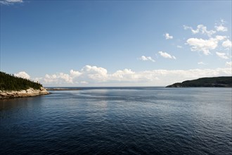 Mouth of the Saguenay Fjord in the St. Lawrence River