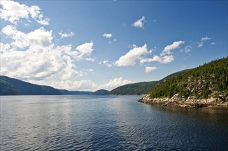 View into Saguenay Fjord