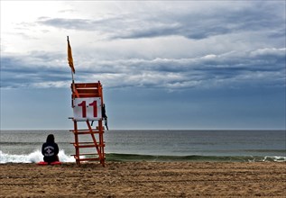 Lifeguard on Hampton Beach