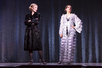 Musical 'Chicago' with Natascha-Cecillia Hill as Velma Kelly and Annette Krossa as Roxie Hart