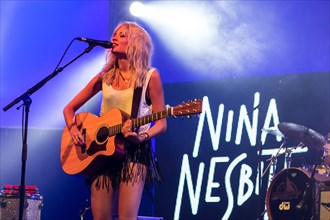 The young Scottish singer-songwriter Nina Nesbitt