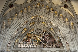 Judgement Day at the main entrance of Bern Minster
